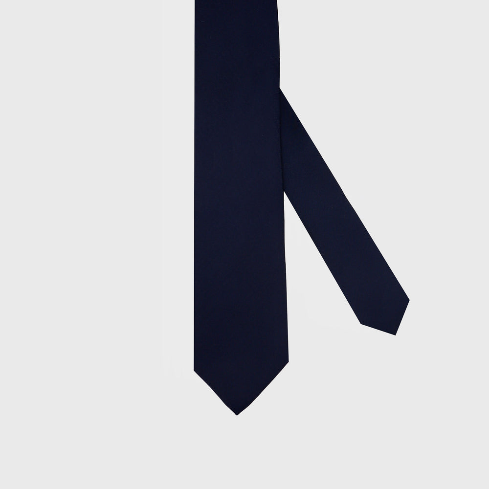 Gammallini Classic I Handmade Italian Tie I Navy Blue