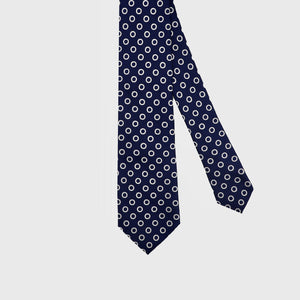 
                  
                    Load image into Gallery viewer, Rising Spheres I Handmade Italian Tie I Navy Blue-White
                  
                