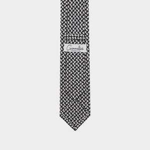 
                  
                    Load image into Gallery viewer, Paisley I Handmade Italian Tie I Navy Blue-Beige
                  
                
